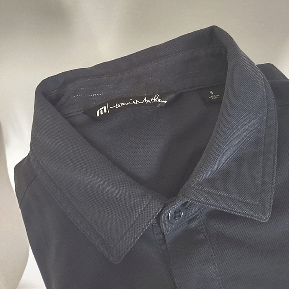 Travis Mathew Gray Polo Golf Shirt (S)